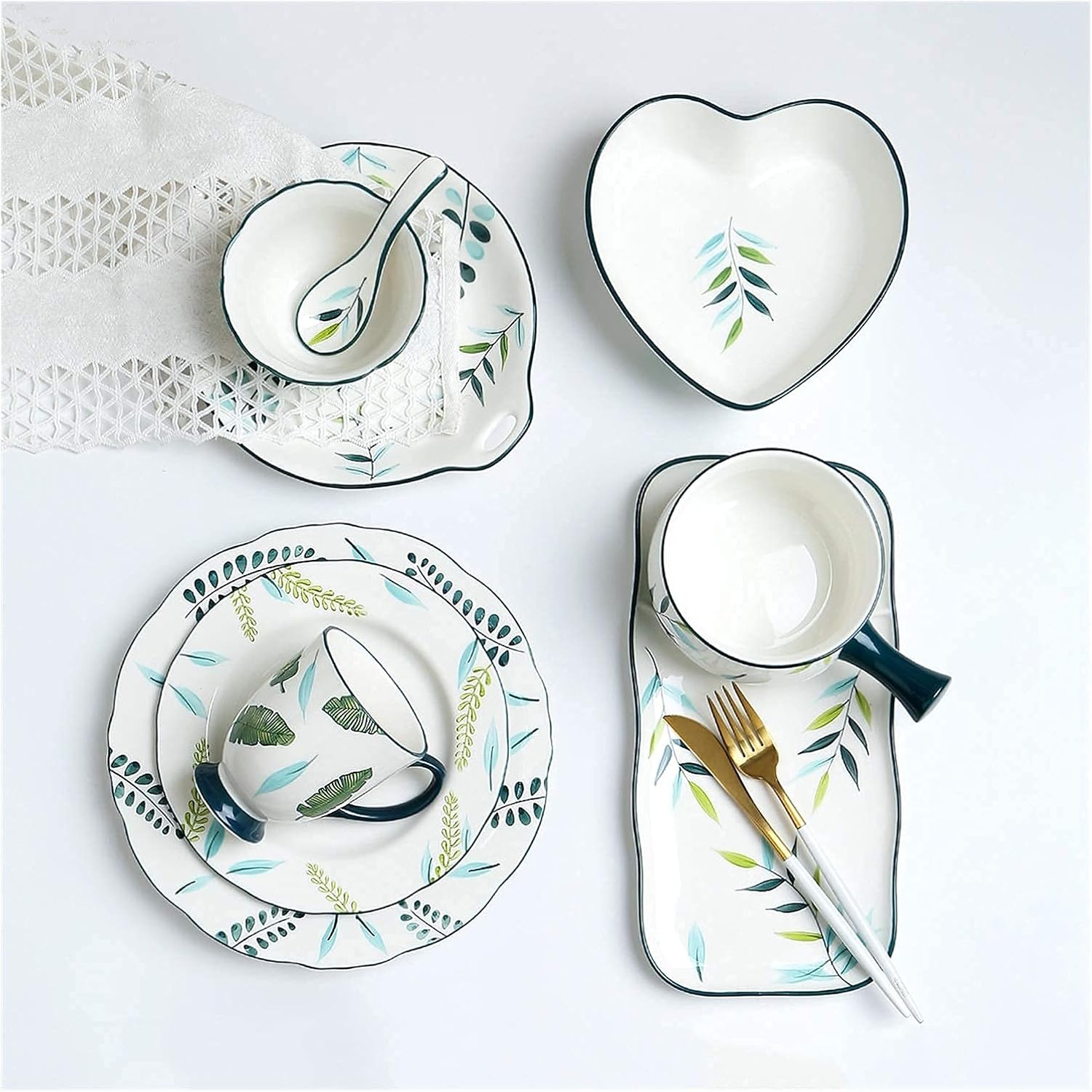 マイセンのケーキ皿 2枚セット ブルーオーキッド マイセン ケーキ皿2枚