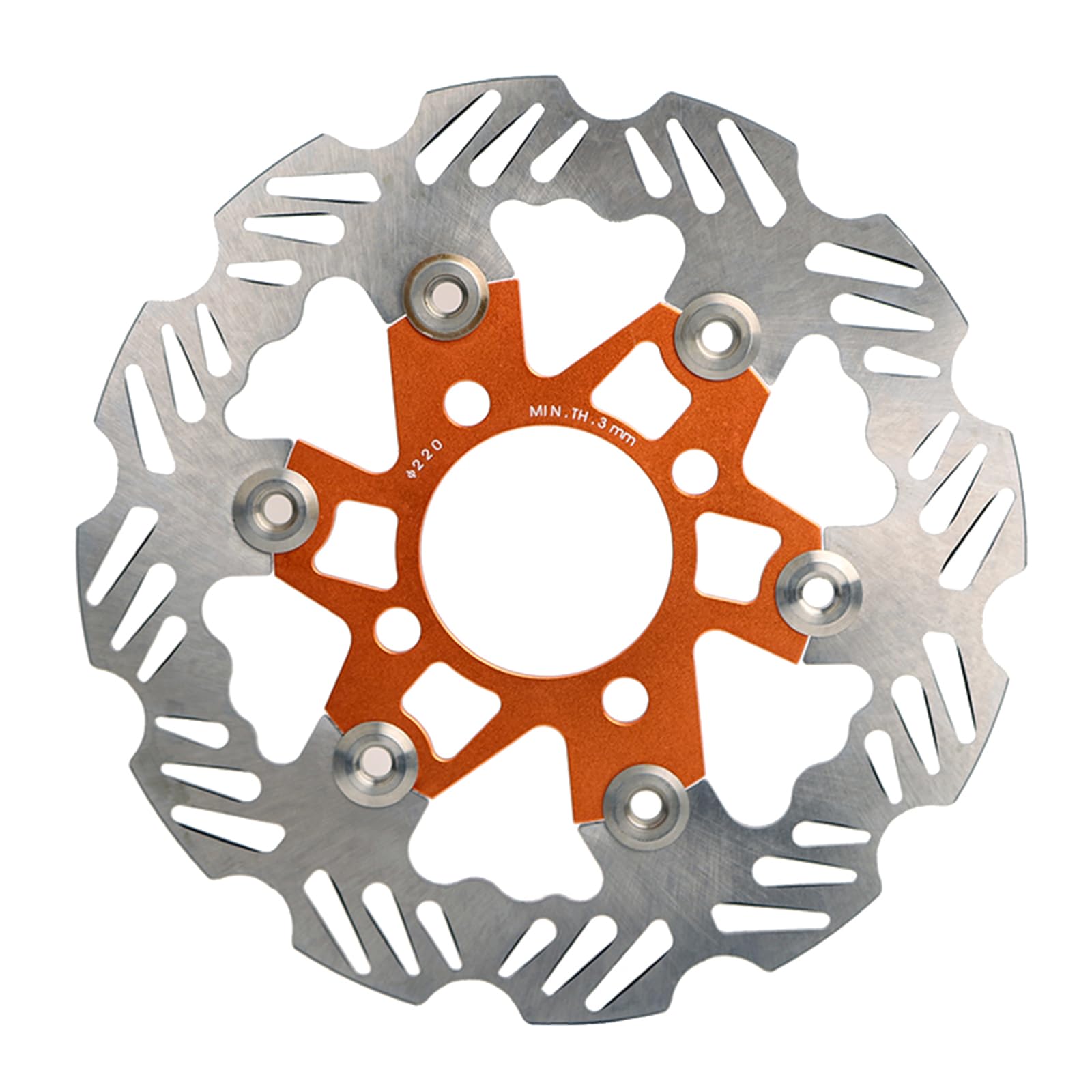 ロメオ No.3 Mokuo 220mm Stainless Steels Zinc-Plated Surface Front Brake