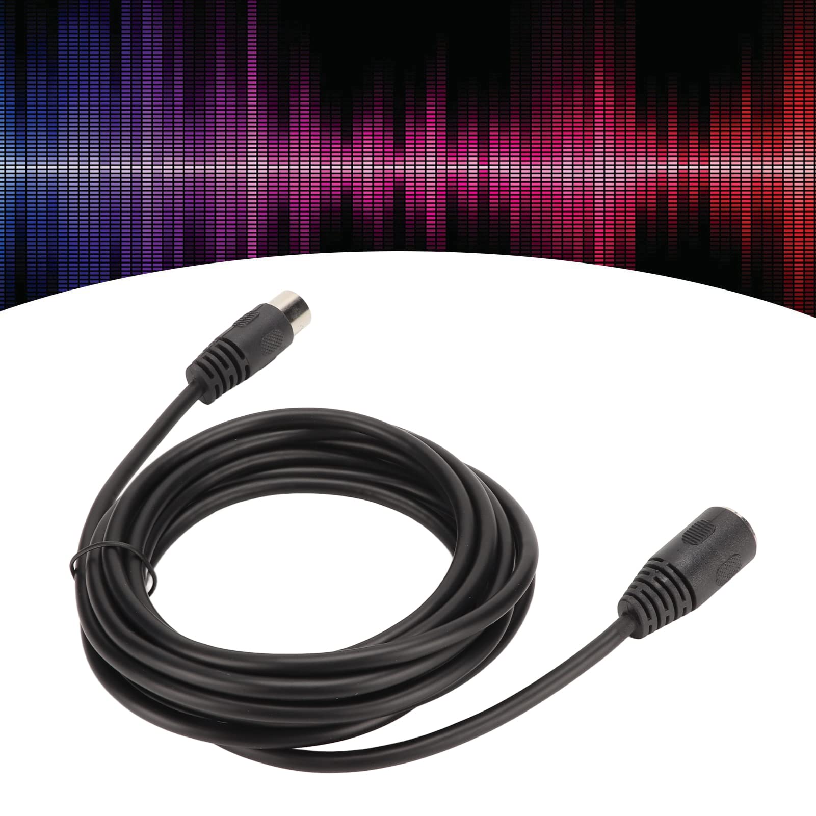 Duży Kabel Adaptera DIN, 8-pinowy Adapter DIN Męski na żeński Kabel Głośnikowy Audio, Przedłużacz Audio Głośnika 9,8 Stopy do PowerLink Mk2, do do Beolab