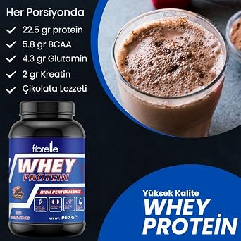 Fibrelle Whey Protein Çikolata 960 g
