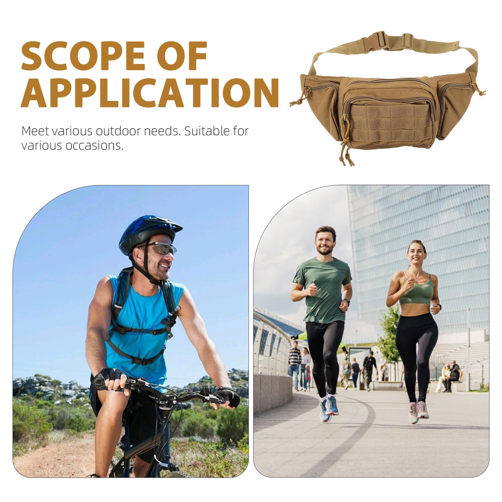 Riñonera Multifuncional Resistente al Agua para Hombre y Mujer Bolsa de Cintura Deportiva de Gran Capacidad para Ciclismo Senderismo y Actividades al Aire