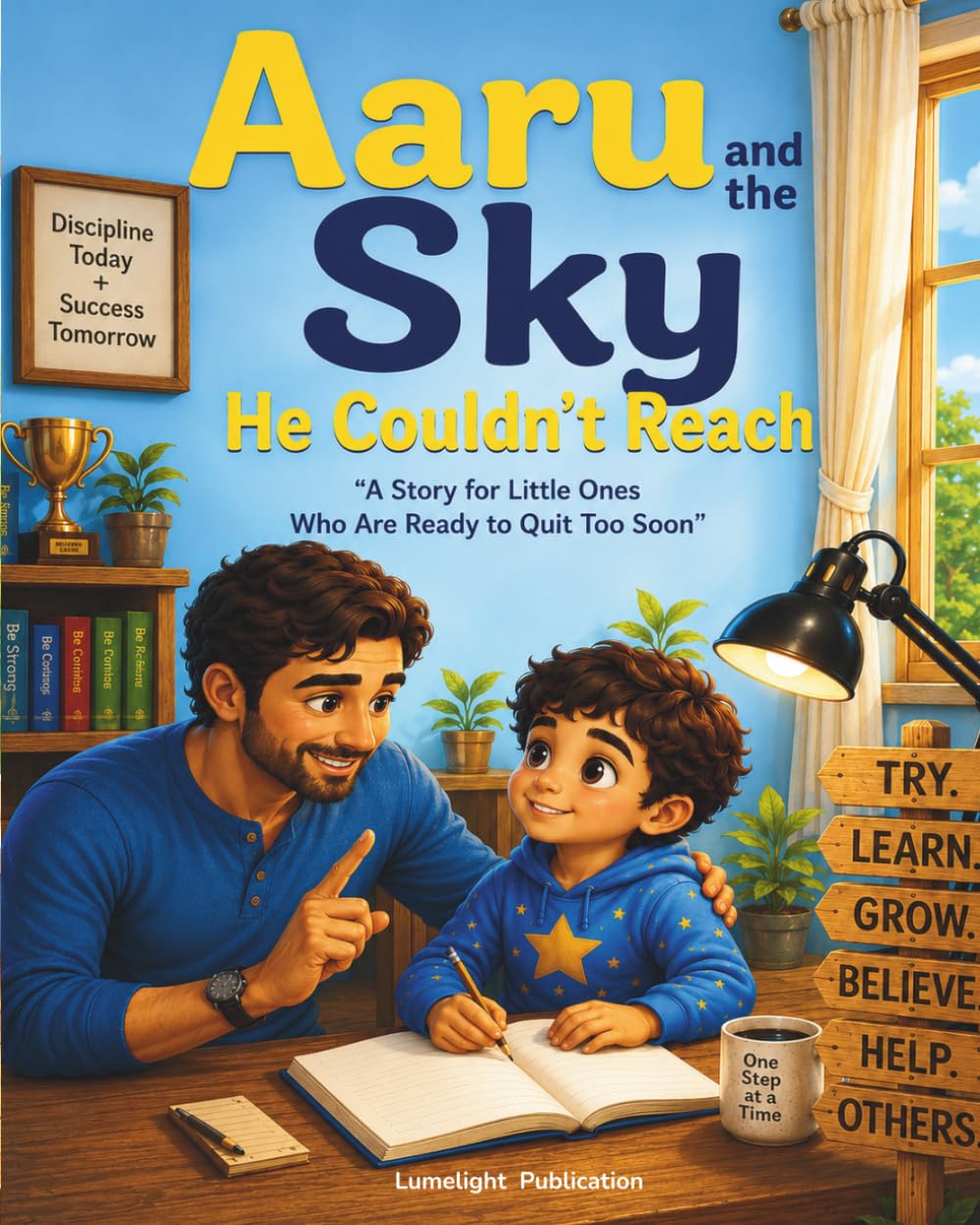 Aaru and the Sky He Couldn't Reach: A Story for Little Ones Who Are Ready to Quit Too Soon (The Brave Bedtime Stories)