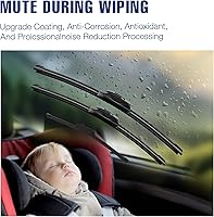 Vista 11 de 28"+20" Limpiaparabrisas frontales para Toyota Sienna 2020 2019 2018 2017 2016 2015 2014 2013 2012 2011 2010 (Juego de 2) Adaptador de gancho J/U
