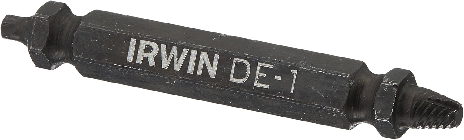 IRWIN 1876224 Impact Performance Series Grip Double-Ended Screw Extractor Insert Bits, 3-Piece