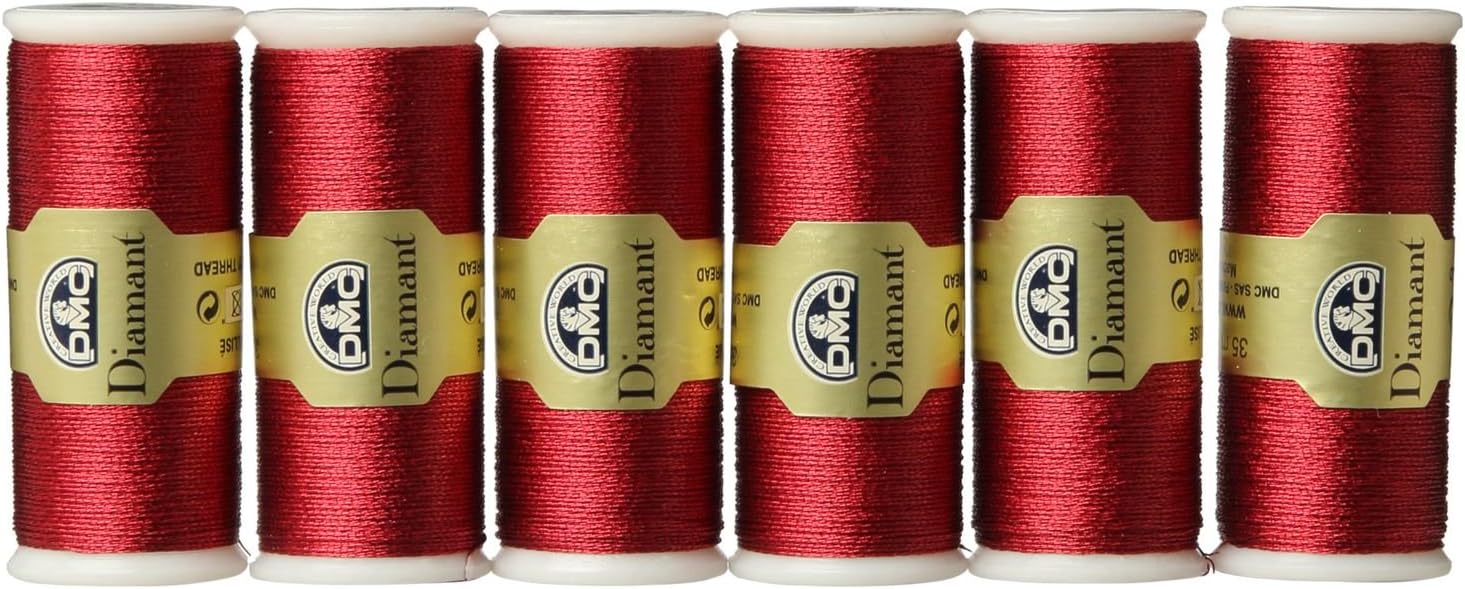 [6 Roll] dmc Diamant (dyiamanto) Thread 35 m AH-D321 dmc380b # AH-D321