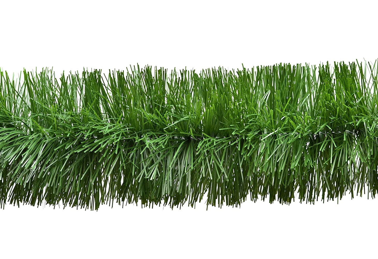 Guirlande d'herbe vert mat 10 cm x 12 m pour décoration