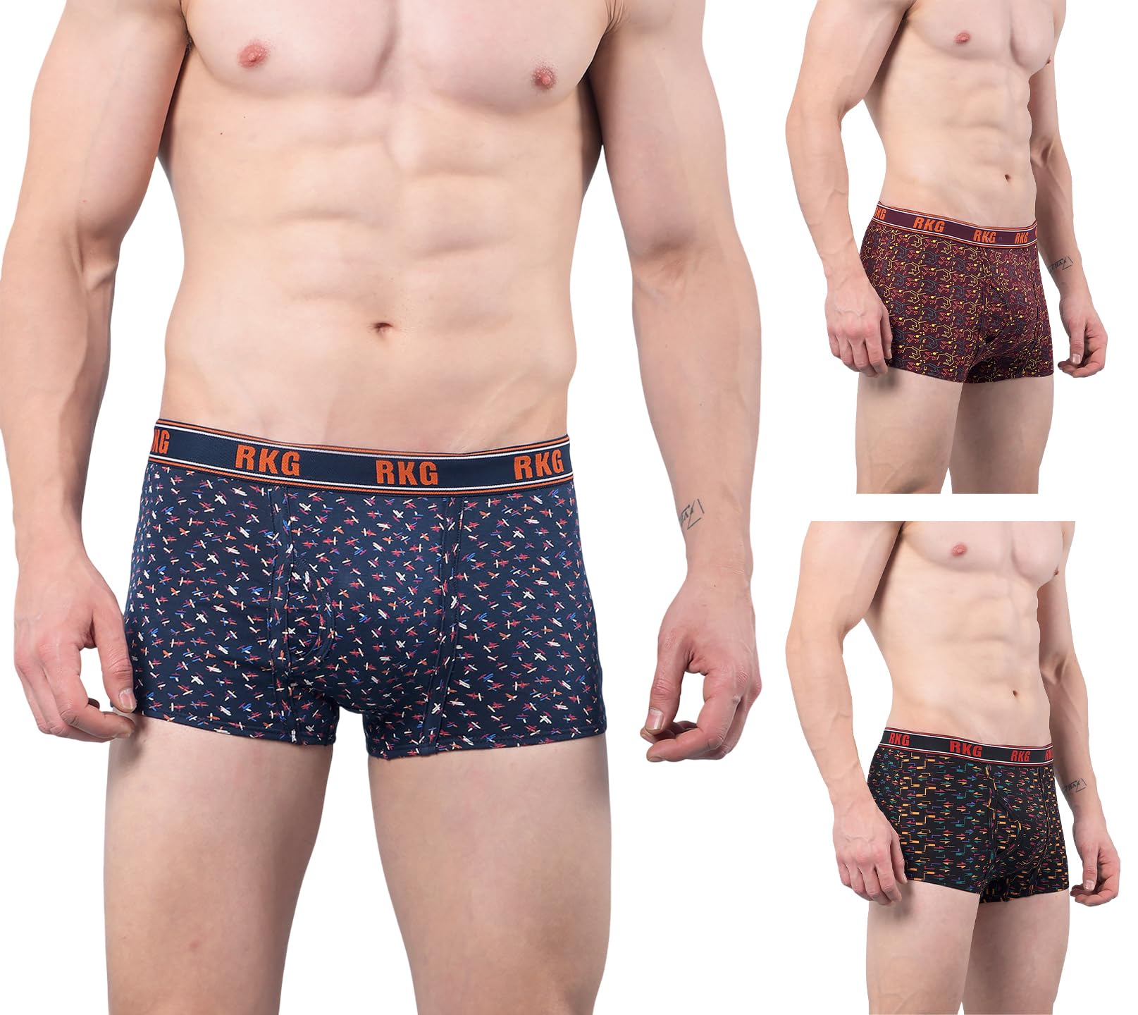 RKG Men’s Cotton Trunks Soft & Breathable Innerwear | Comfortable Stretch Fit Everyday Underwear | Durable Elastic Waistband | from Dollar Brand-picture-11