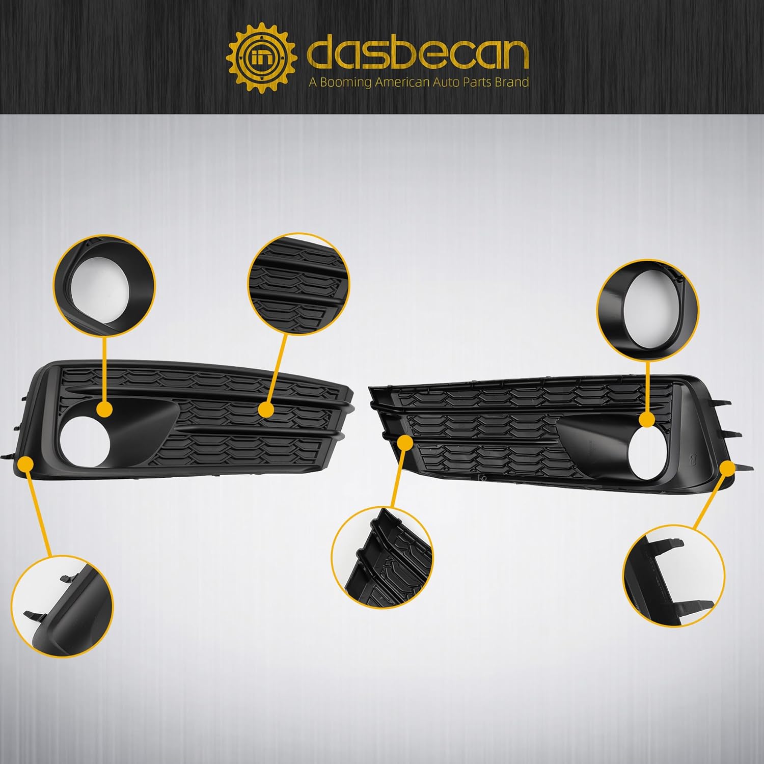 Dasbecan Fog Light Cover Compatible with 2020-2023 Subaru Impreza Front Bumper Fog Lamp Bezel Right Passenger Side Replace# 57737FL02A