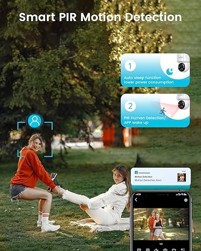 Miniatura 5 de Cámaras de seguridad inalámbricas para exteriores, sin suscripción, kit de 4 cámaras, almacenamiento local de 128 G, sistema inalámbrico de cámara