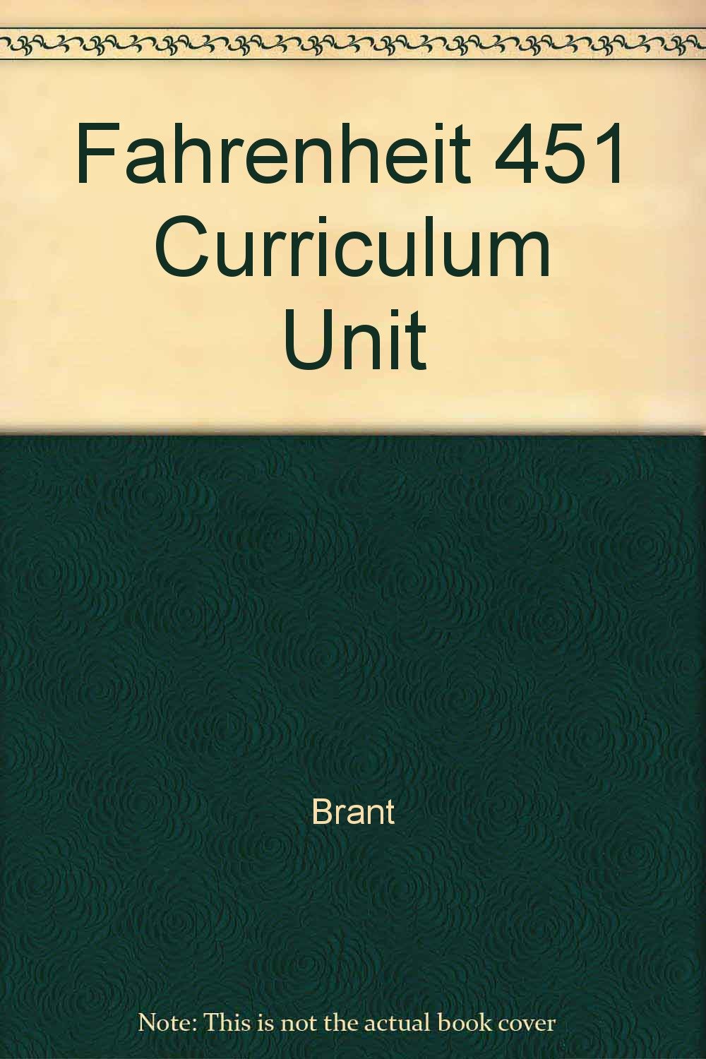 Amazon.com: Fahrenheit 451 Curriculum Unit (Center for Learning ...