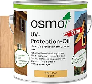 Osmo UV Protection Oil Extra 420 Clear Satin 2.5L - View #6