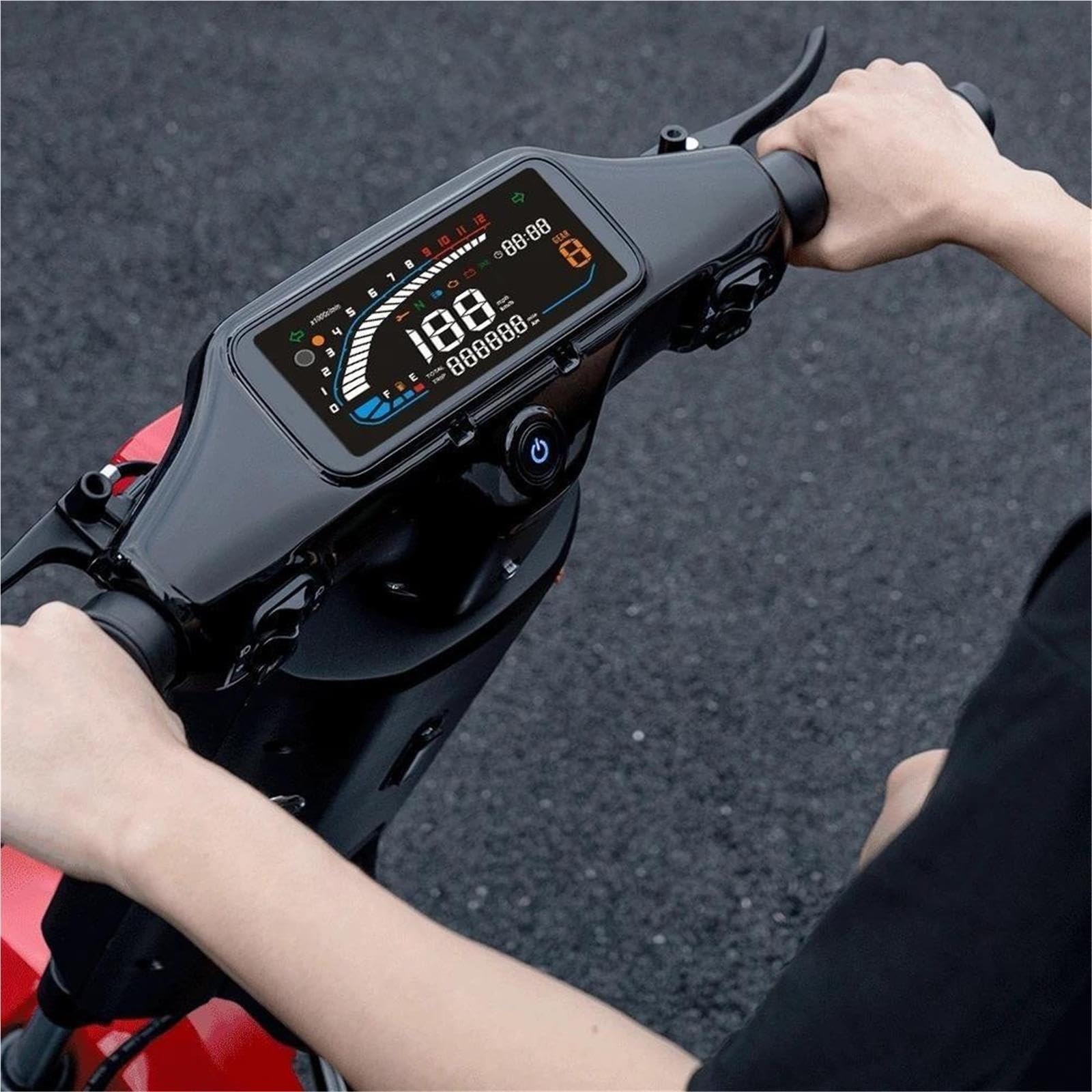 moto Medidor distancia Instrumento Tablero De Motocicleta