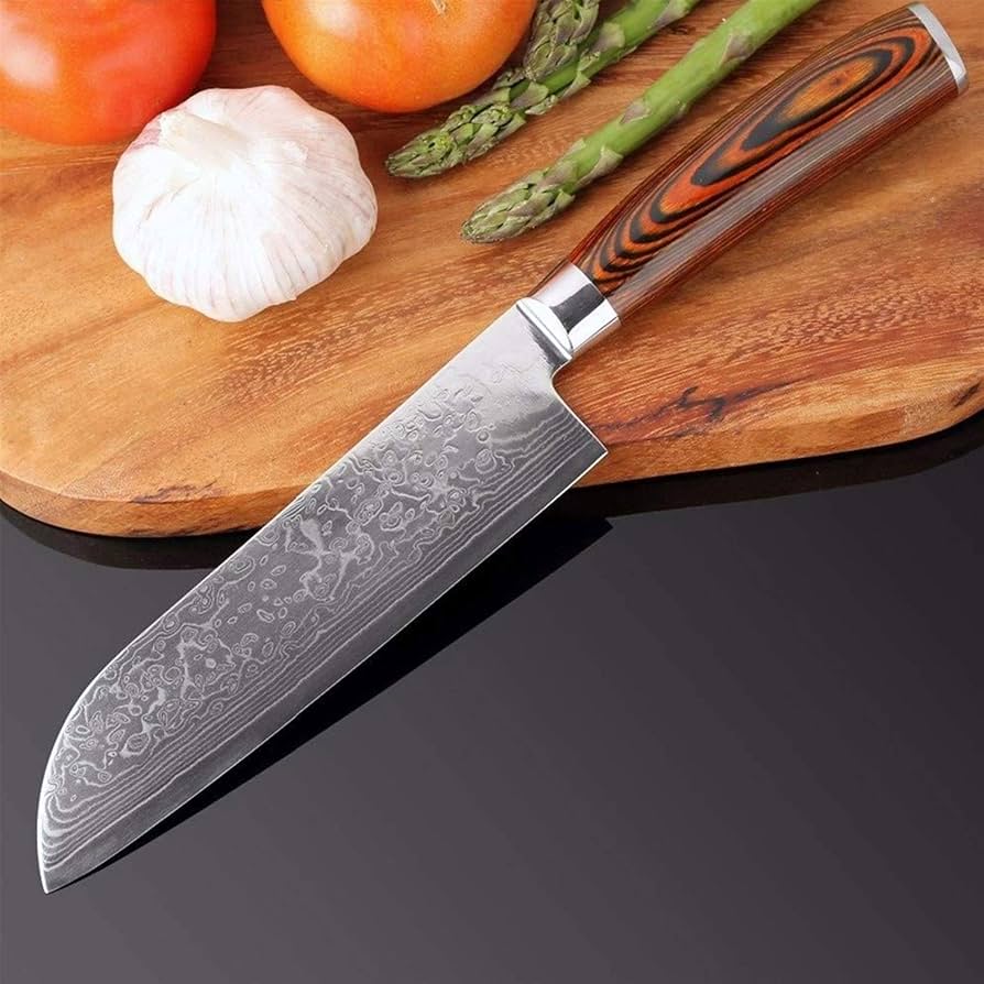 Amazon｜包丁 キッチンシェフナイフ4個セット、ダマスカス鋼