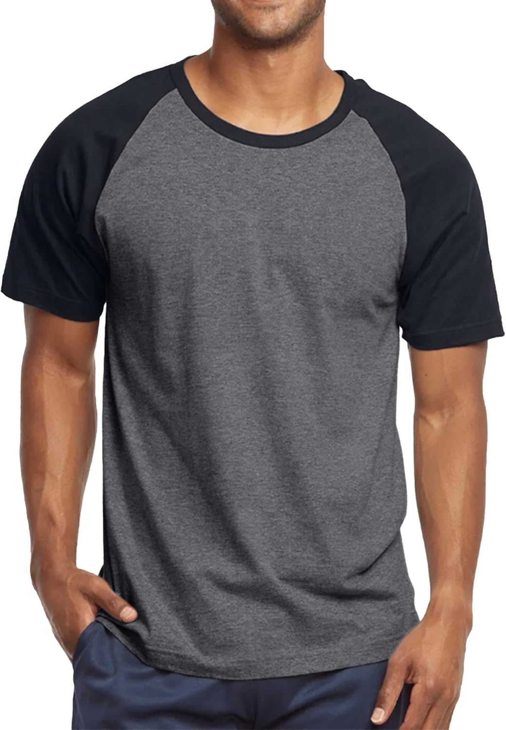under armour .. Size S/M ...Men's Raglan Baseball Tee Shirt - Casual T-Shirts