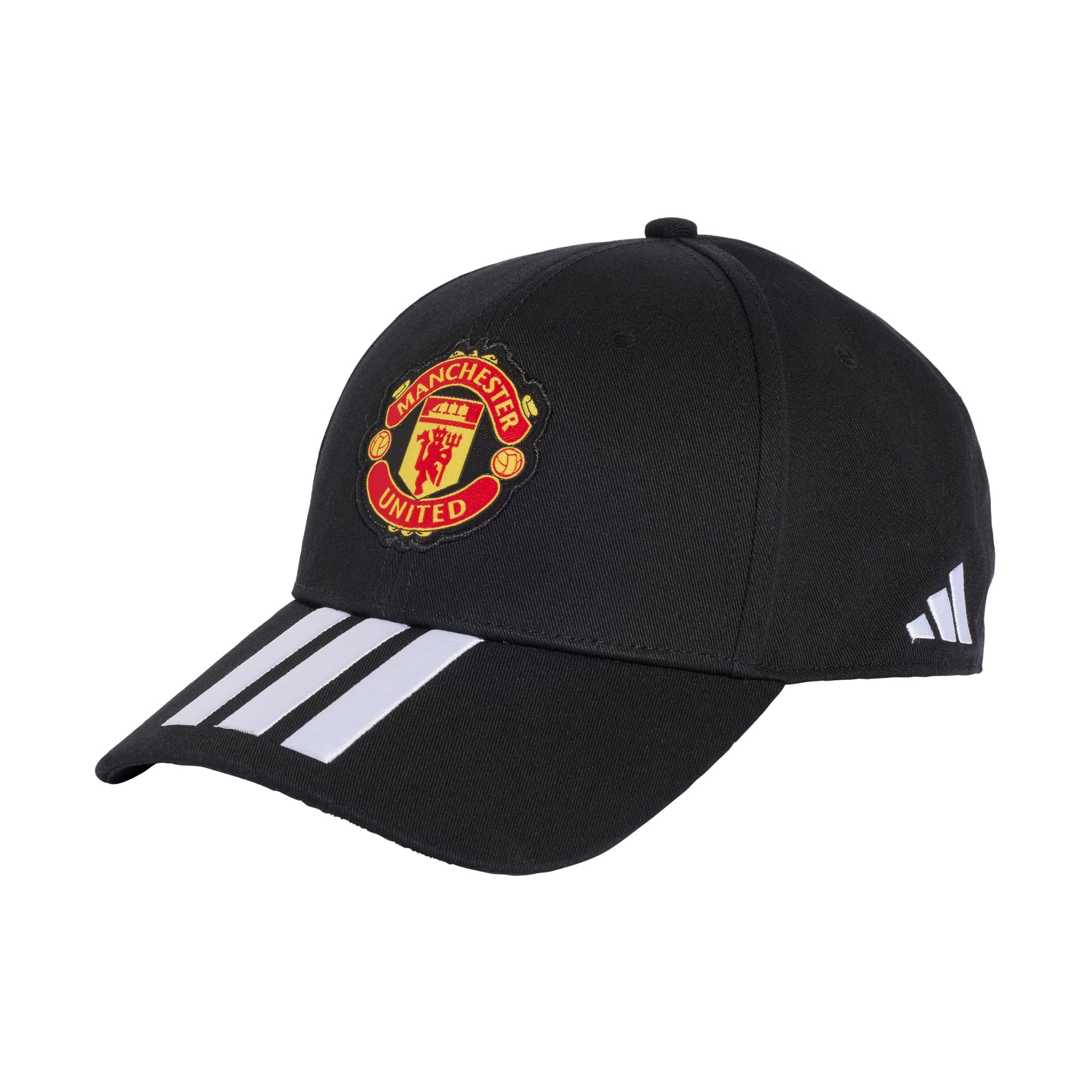 adidas Unisex Manchester United Hat, Black/White, XXS-XS