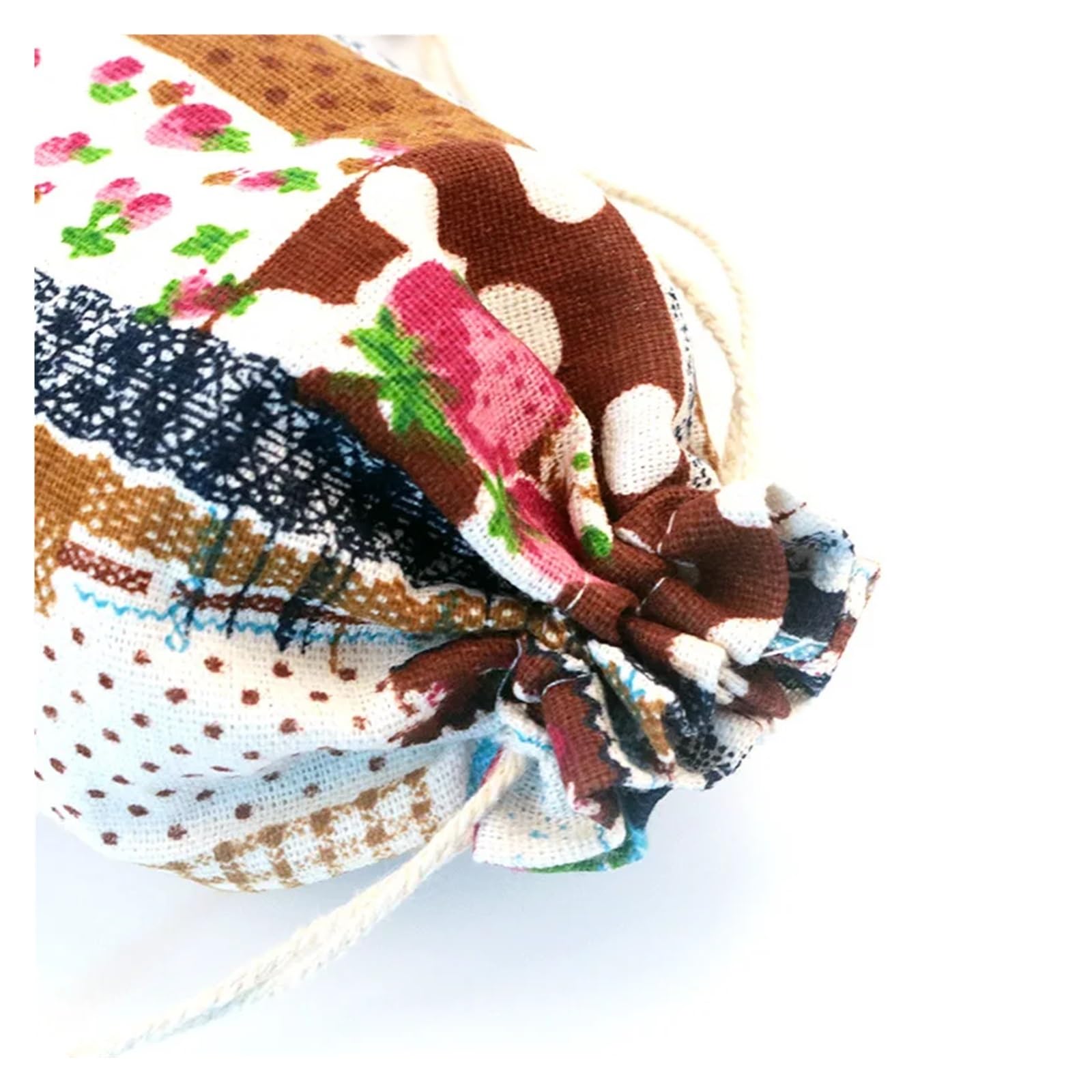 WENH Pochettes rétro en coton à cordon de serrage, 100 pièces (10x14cm), sacs cadeaux for bijoux, petite pochette d'emballage de Bracelet en tissu, sac cadeau de fête de mariage