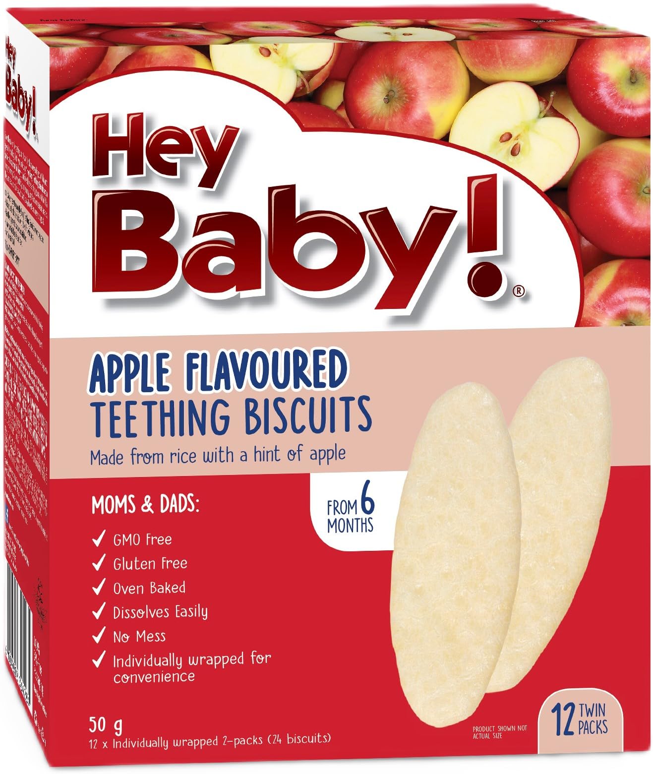 Hibaby Apple Teething Biscuits 50g