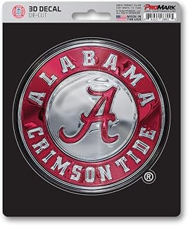 FANMATS 62798 Alabama Crimson Tide 3D Decal Sticker