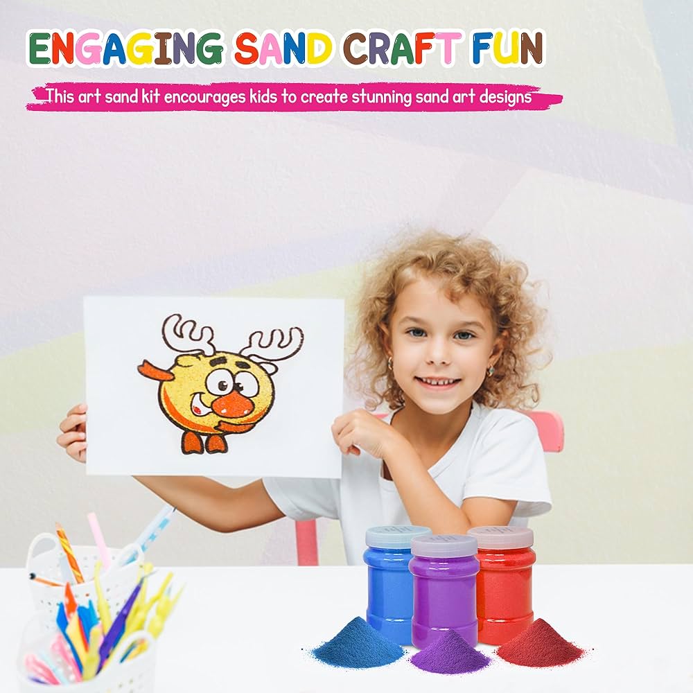 サンドアートのアイテム Amazon.co.jp: Toyssio - サンドアートサンド [ 20色 : 30ポンド