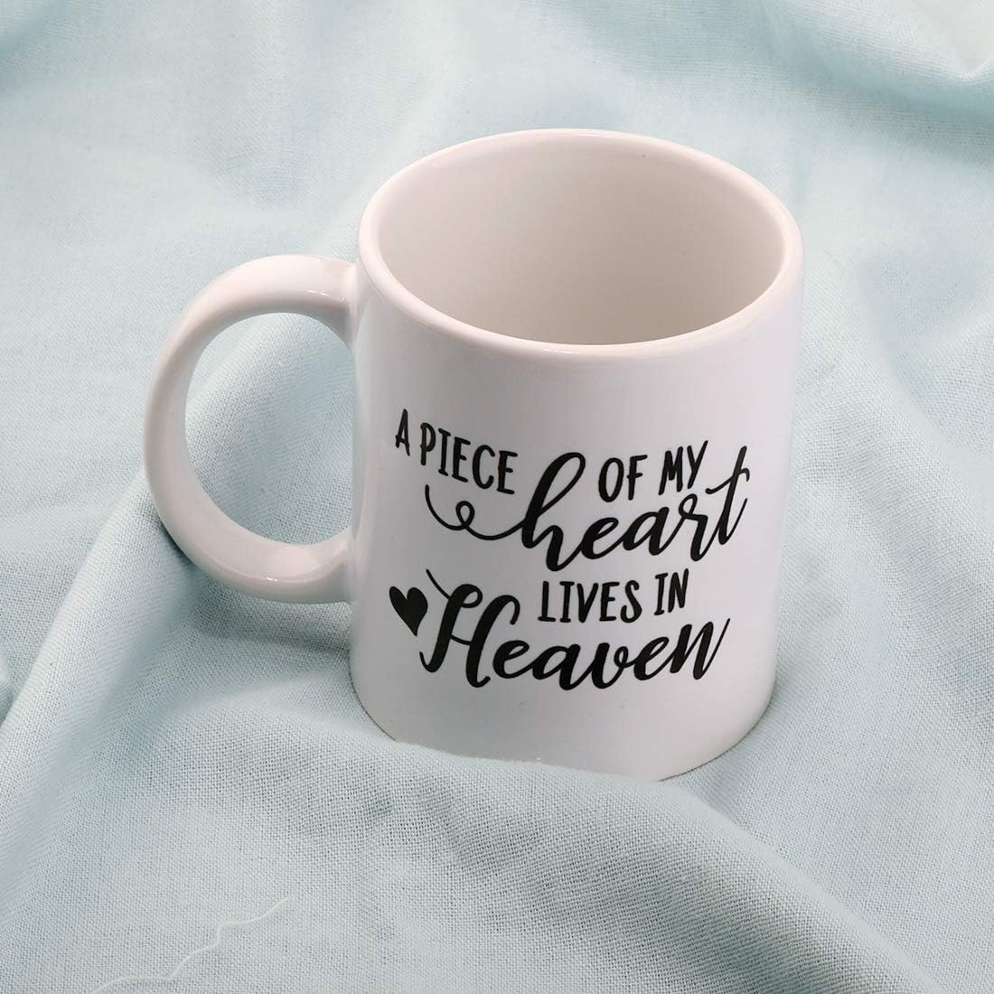 Blасk Frіdау - 40% оƒƒ POTIY Memorial Mug Sympathy Mug A Piece of My Heart Lives in Heaven Ceramic Coffee Mug Loss of Mom Dad Mug Suреr Sаlе 🛒 POTIY Memorial Mug Sympathy Mug A Piece of My Heart Lives in Heaven Ceramic Coffee Mug Loss of Mom Dad Mug