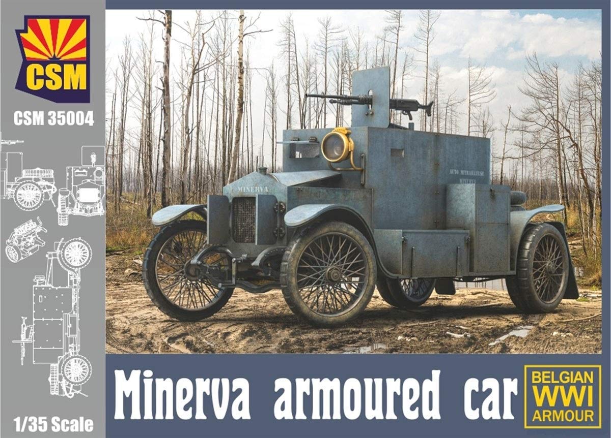 CSM35004 1:35 Copper State Models Minerva Armoured Car [Model Building KIT]