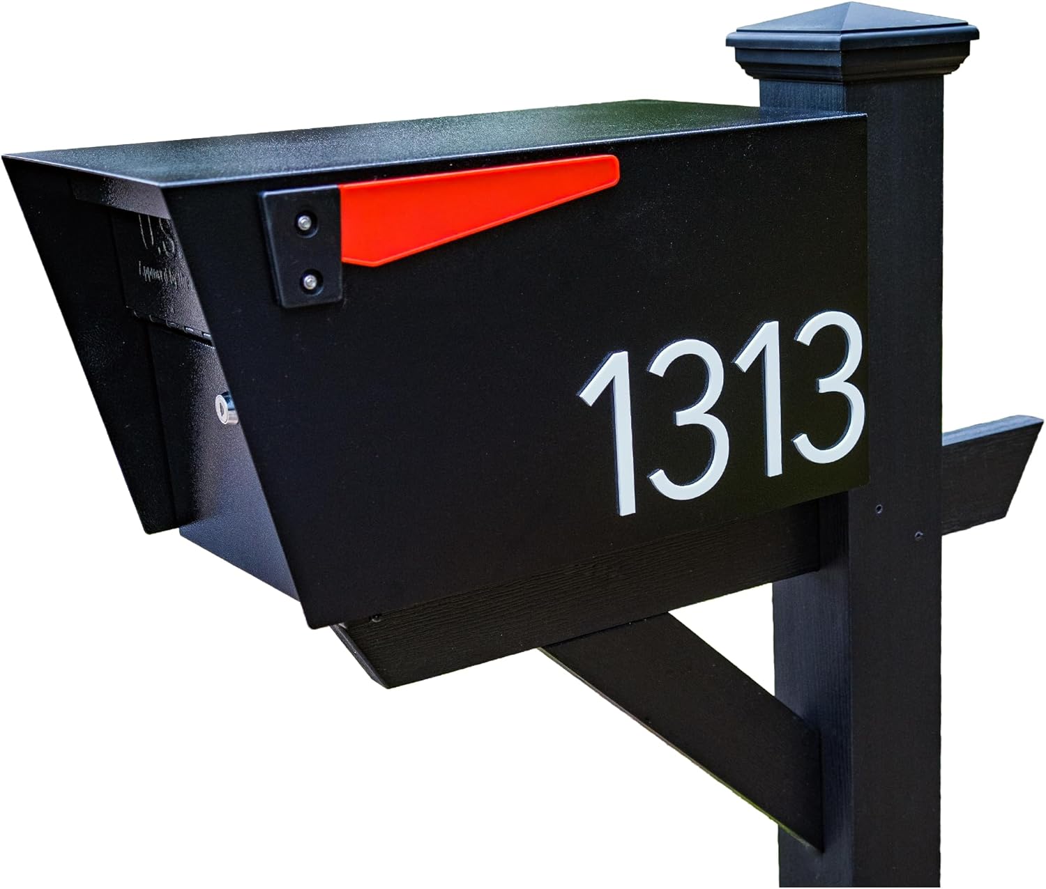 Discovered Designs – Premium Individual 3D Acrylic Mailbox Number - 2 in, 3 in, 4 in – Self Stick – Long Lasting – Weatherproof – Made in USA (White)