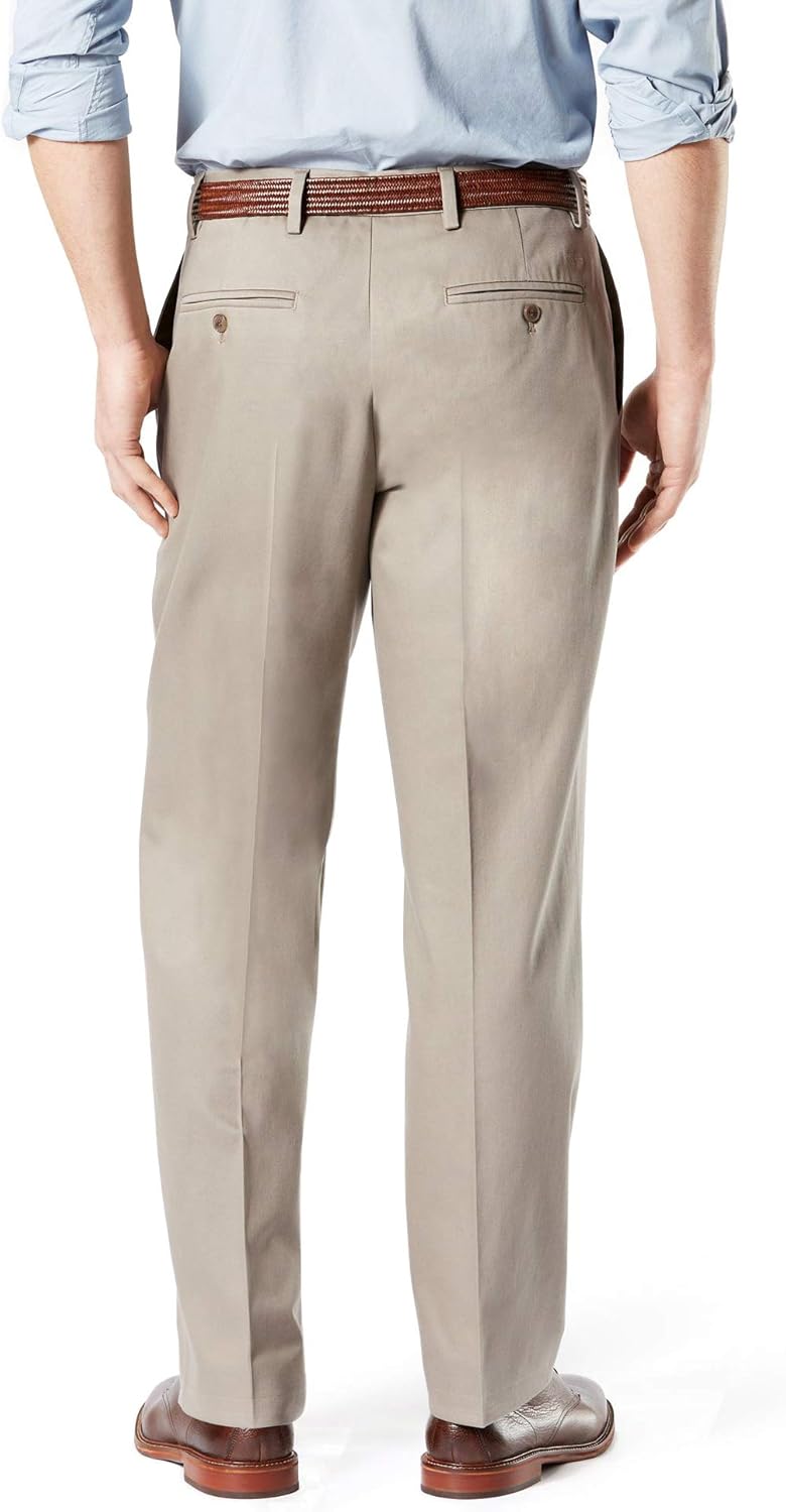 Dockers Men's Classic Fit Signature Khaki Lux Cotton Stretch Pants - Image 3