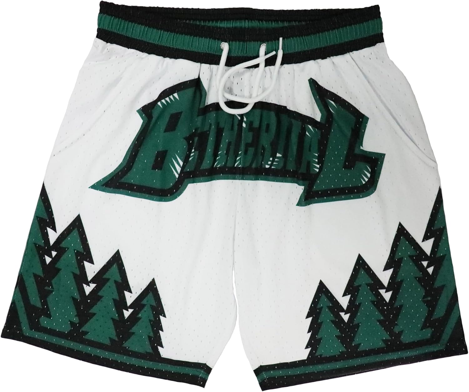 TPAZGHE Men Basketball Shorts Graphic Mesh Drawstring Retro Sport Workout Gym Running Athletic Shorts