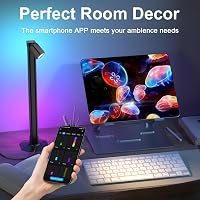 Lumtang 43 cm RGB LED Fénysáv - Zenére Szinkronizáló Hangulatvilágítás, USB Asztali Lámpa, Gamer Háttérfény TV-hez, Olvasólámpa 16 Millió Sz 5