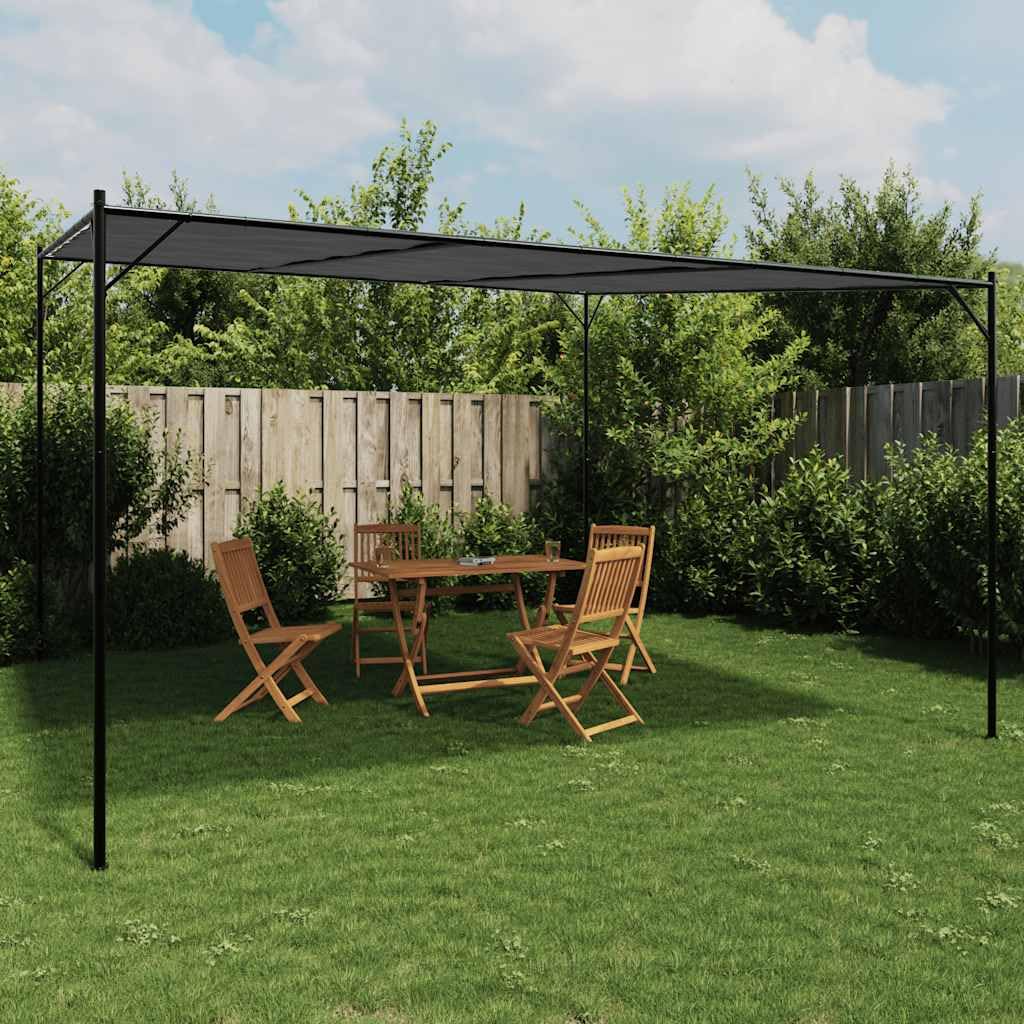 vidaXL Altana, antracytowa, 4x4 m, 180 g/m², tkanina i stal