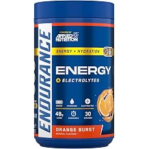 Endurance Energy Drink Powder High in Carbohydrates and Electrolytes Quick Energy for Performance Sports 1.5kg - 30 Servings Orange Burst