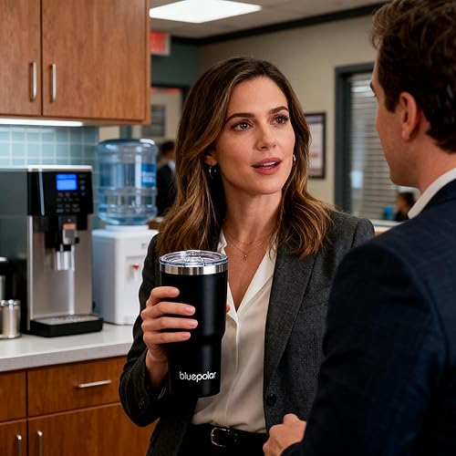 Miniatura 8 de Taza de café térmica de 20 onzas, taza aislada, taza portátil para llevar con tapa y pajita, vaso de viaje de agua de acero inoxidable para bebidas