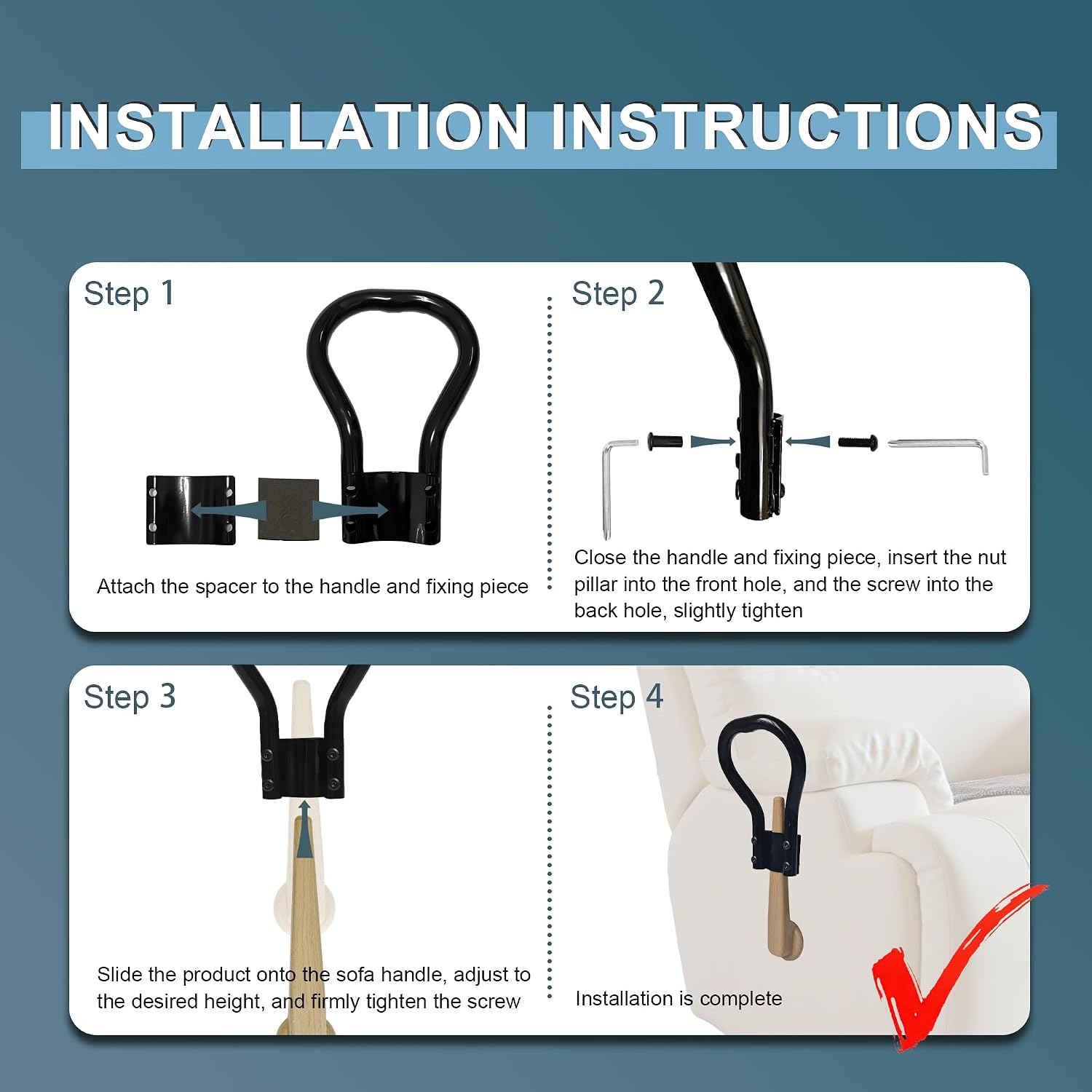 Recliner Handle Extender, Oversized Recliner Lever Extender