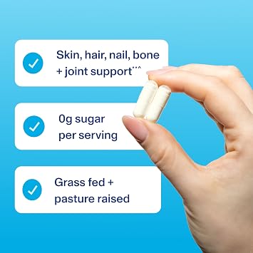 Vital Proteins Collagen Peptides Capsules for Women, Collagen Supplement 360 Capsules
