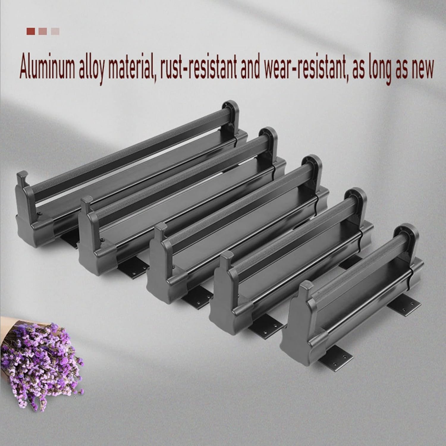 Heavy duty hanger Closet Clothes Hanger Rail,Pull-Out Closet Rod 26-61 cm,Wardrobe Clothing Rail,Closet Organizer Rack for Pants and Coat (26cm/10.2in)