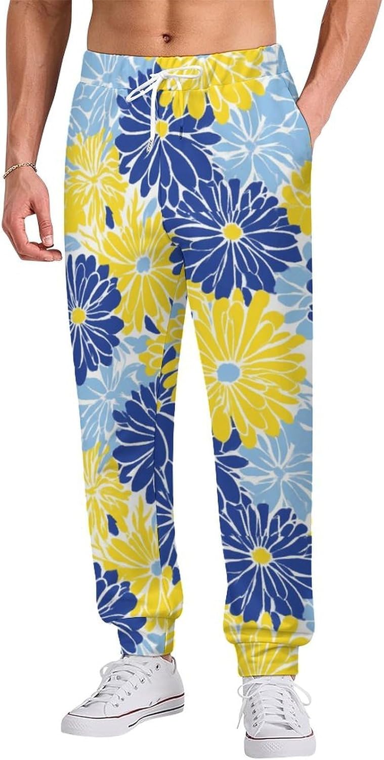 Funny Sweatpants, Lounge Pants with Pockets Drawstring for Men Women Running Gym Valentine's Day Gift Idea