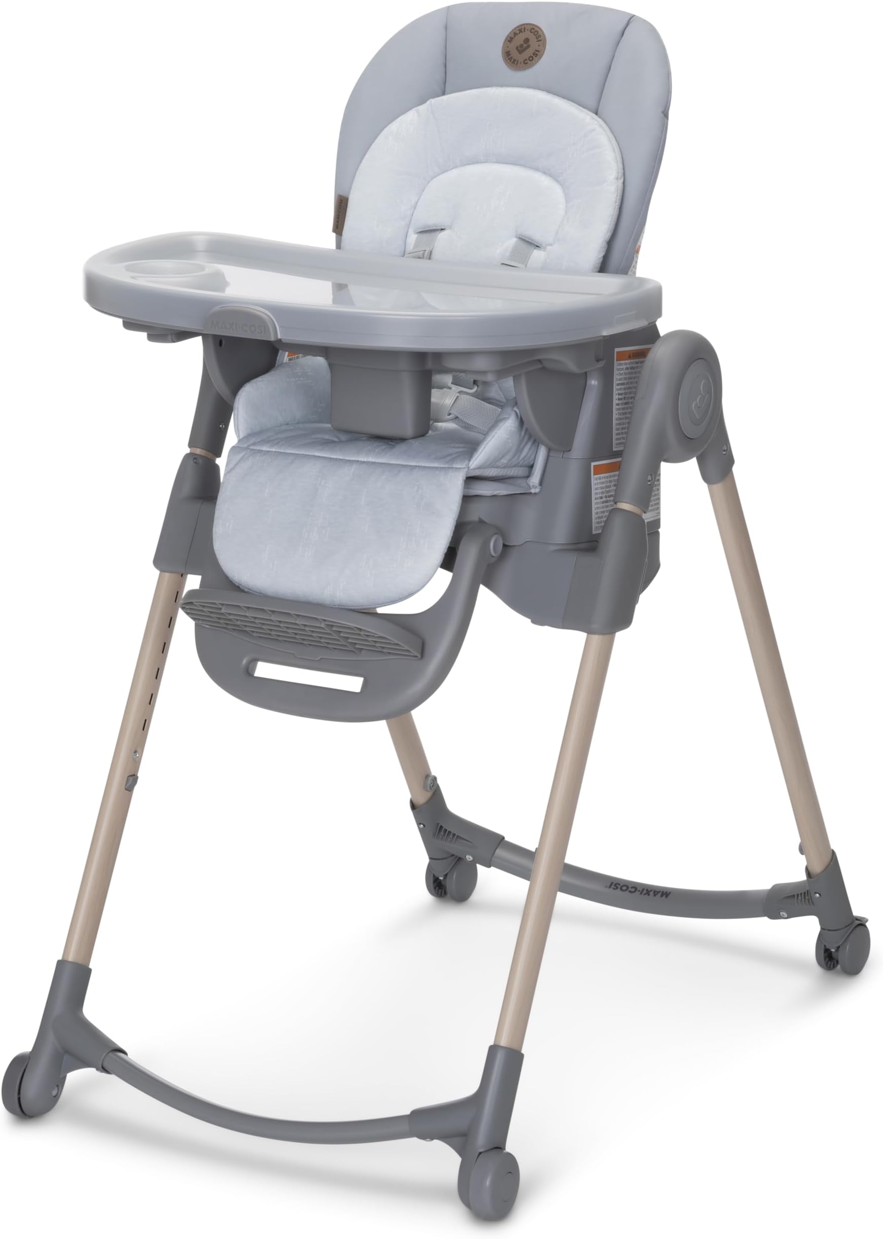MaxiCosi Minla 6in1 High Chair Classic Slate Portable