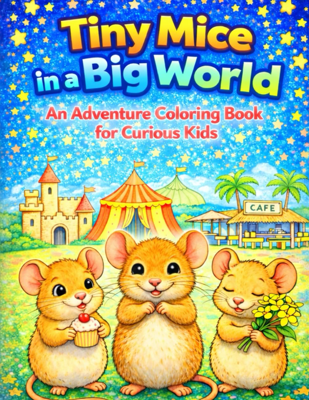 Tiny Mice in a Big World: An Adventure Coloring Book for Curious Kids