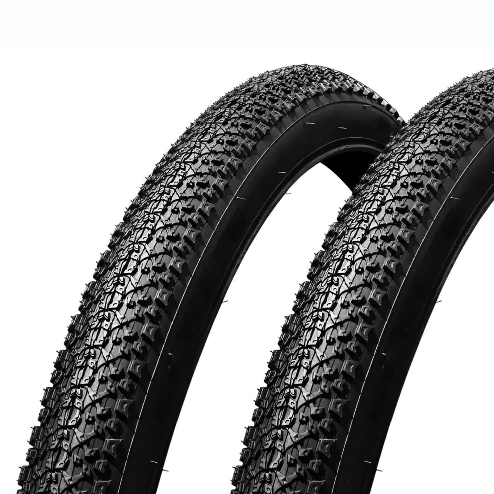 2pcs 27.5x1.95 Opony Rowerowe, 27.5x1.95 Odporną na Przebicia, Gotowe do Tubeless, Wytrzymały Kauczuk i Terenie Trudnym na Codzienny Dojazd i Przygodę