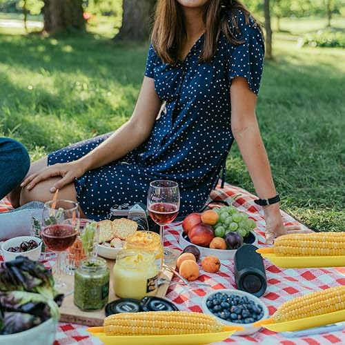 Miniatura 6 de Platos y soportes para maíz  Paquete de 16 unidades, 8 platos  Acero inoxidable, perfecto para maíz en la mazorca