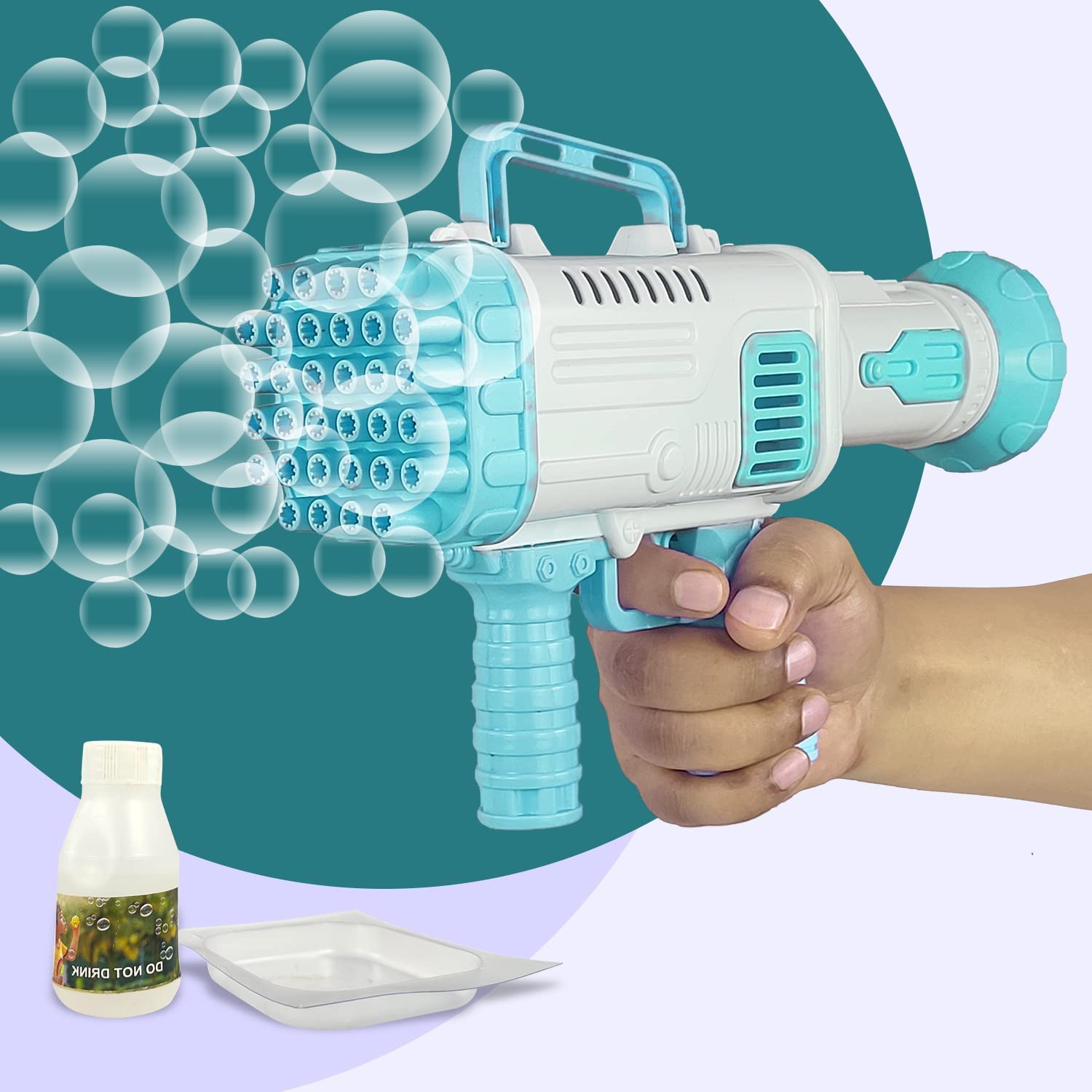 Buy Atha 32 Hole Large Electric Bubble Gun/Battery Operated Getling