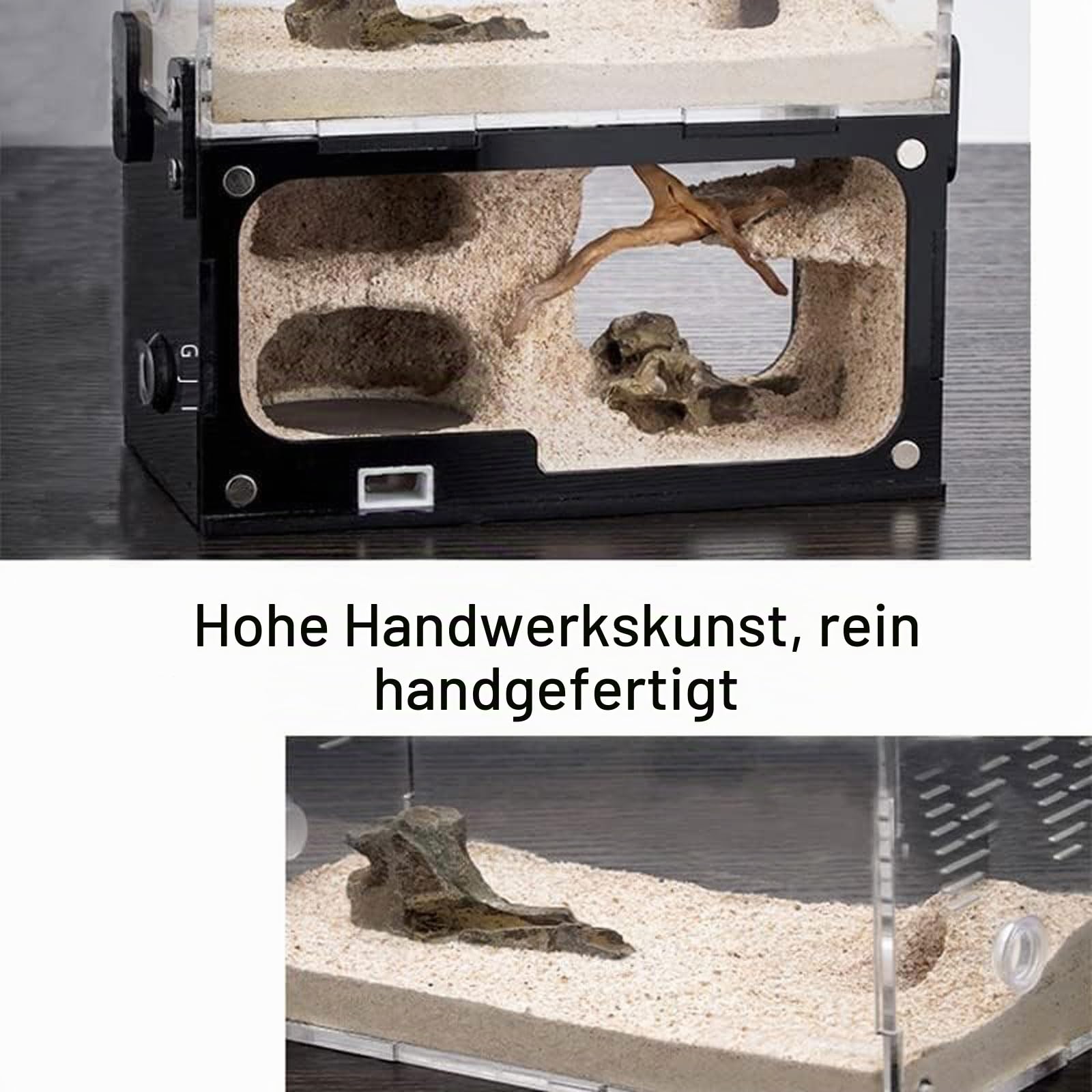 DESONIX Acryl-Ameisenfarm, Ameisen-Terrarium, Ameisenhaus, kann gespleißt Werden, Ameisennest, Nachahmung, Original, ökologischer Beton, Ameisenwerkstatt, Insektenvilla, Ameise