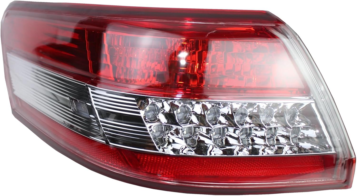 Outer Rear Tail Brake Light Lamp Tail Light Compatible with 2010-2011 Toyota Camry XLE SE LE |Include LED | TO2804106/8156006340 (Left Driver Side)