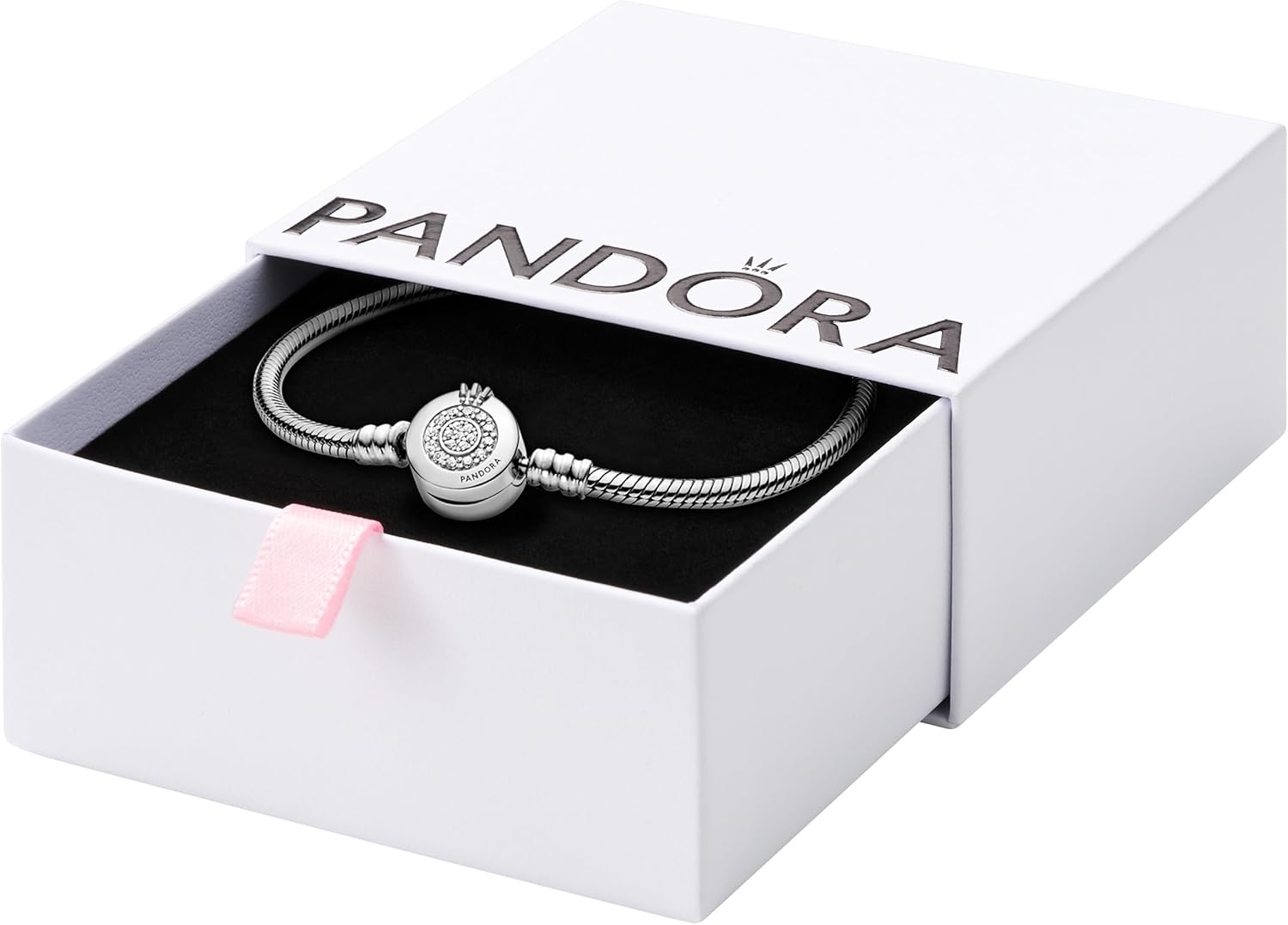 Pandora Moments Sparkling Crown O Pavé Clasp Snake Philippines Ubuy