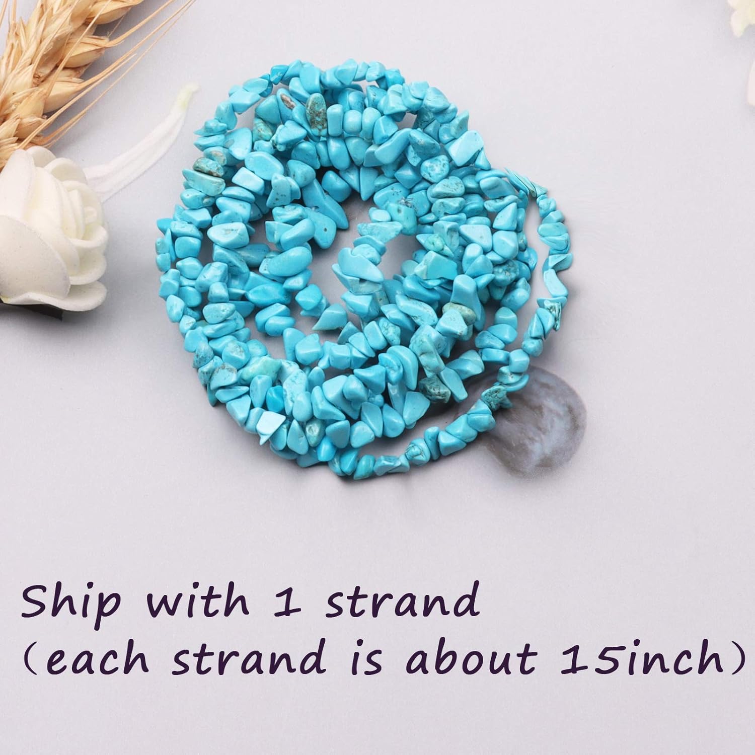 500 pcs Natural Chip Stone Beads Multicolor 3-5 mm Irregular Gemstone Healing Crystal Loose Rocks Bead Hole Drilled DIY for Bracelet Necklace Earrings Jewelry Making Craft - Image 3