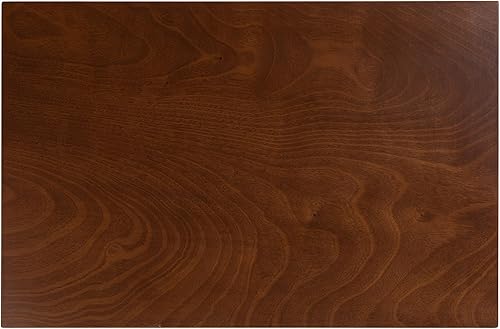 Miniatura 8 de Baxton Studio Eveline - Mesa de comedor, tamaño único, color marrón nogal