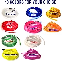 Vista 3 de MaxLax Tira de Iluminación LED de Neón Azul para Interior de Auto - 9.84 Pies de Cable EL de 12V Flexible con Protección de Fusible Integrada