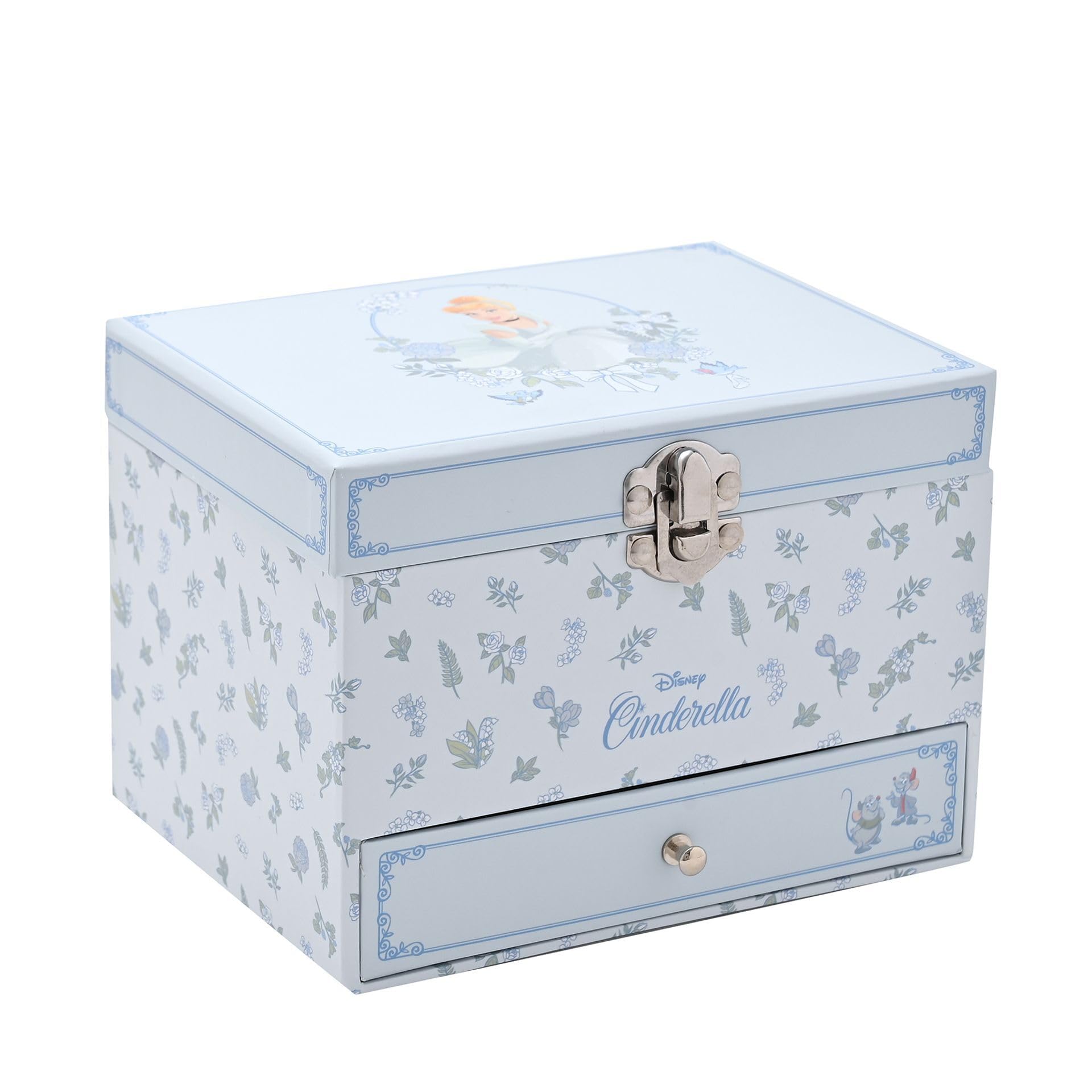 Widdop and Co Disney Pastel Princess Musical Jewellery Box - Cinderella