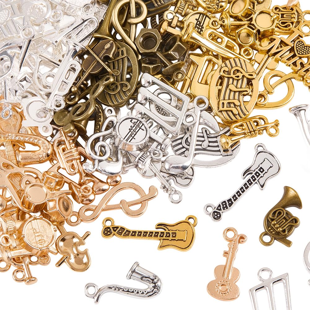 Pendentifs notes de musique pour créer vos bracelets faits main