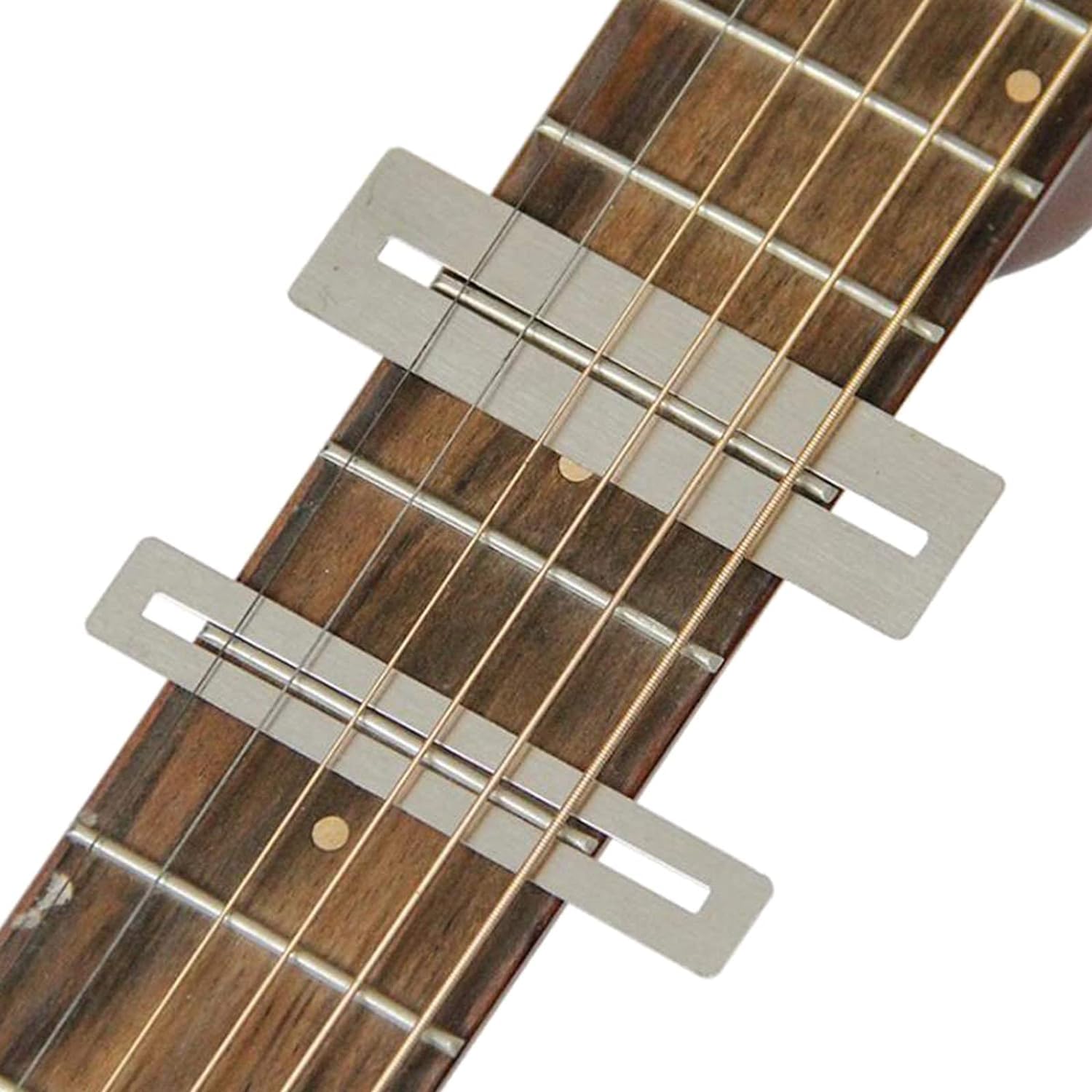 2Pcs Sliver Guitar Fret Protector,Metal Fret Fingerboard Guard Bass Guitar Fretboard Protector Set Fret Guard Guitar Tools Set Guards Fingerboard Guards Protectors Instrument Accessories